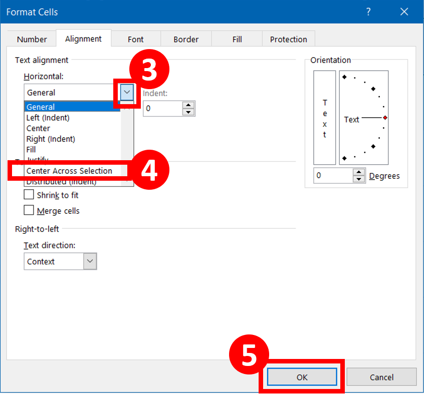 How To Center Cells Across Multiple Columns