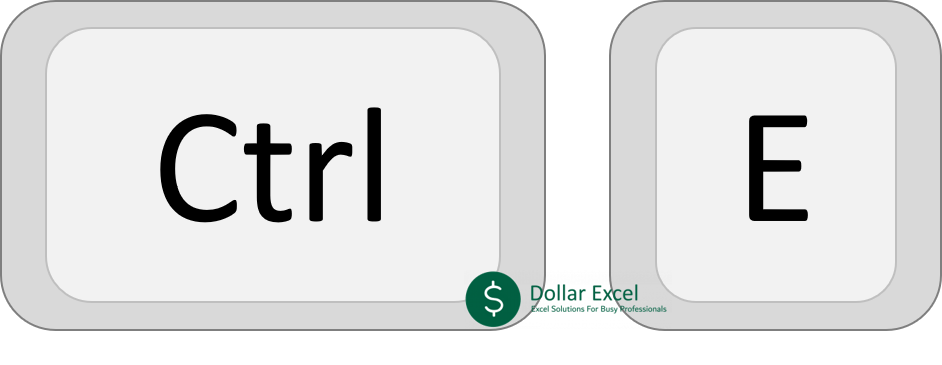 What does Ctrl E look like on your keyboard