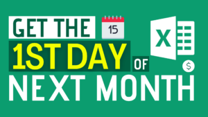 How to Get the First day of Next Month_