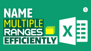 How to Name Multiple Single Cells in Excel - Thumbnail