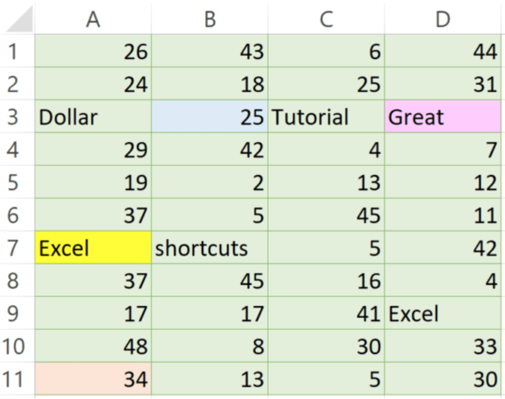 Look Up the Last Value Example