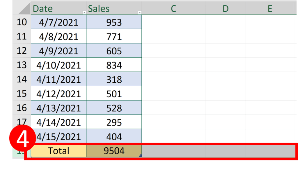 How to freeze top and bottom row at once in Excel