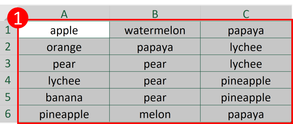 How to highlight cells that equal to multiple values in Excel?