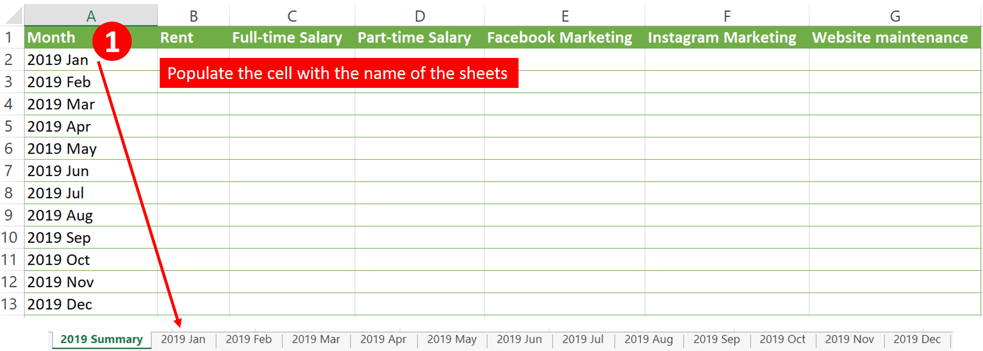 How To Auto Change Sheet Reference In Copied Formulas? (Excel)