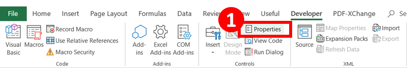 How To Limit Scroll Area In Excel - On Developer tab, Select Properties