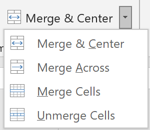 How to Merge Cells Across Multiple Rows/Columns - Merge & Center