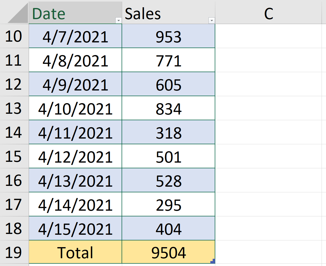 How to freeze top and bottom row at once in Excel