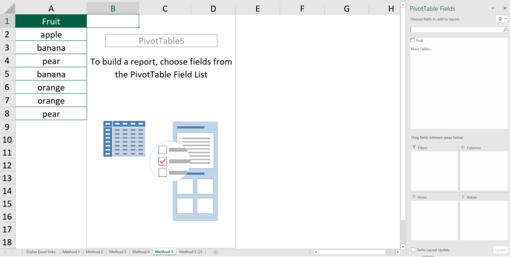 How to get distinct values in Excel? (6 ways)